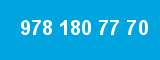 978 180 77 70